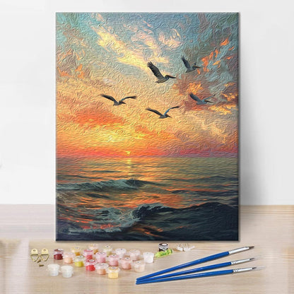 Pelícanos - Pintar por Números