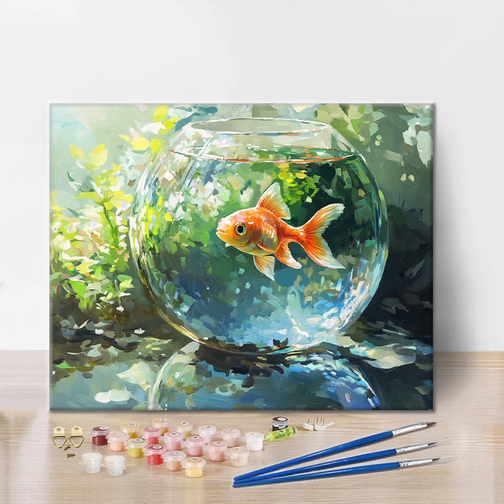 Pez Dorado - Pintar por Números
