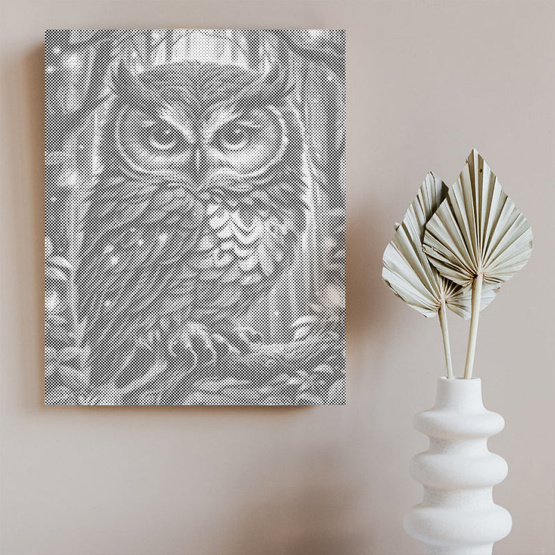Blue Owl - Pintura por puntos
