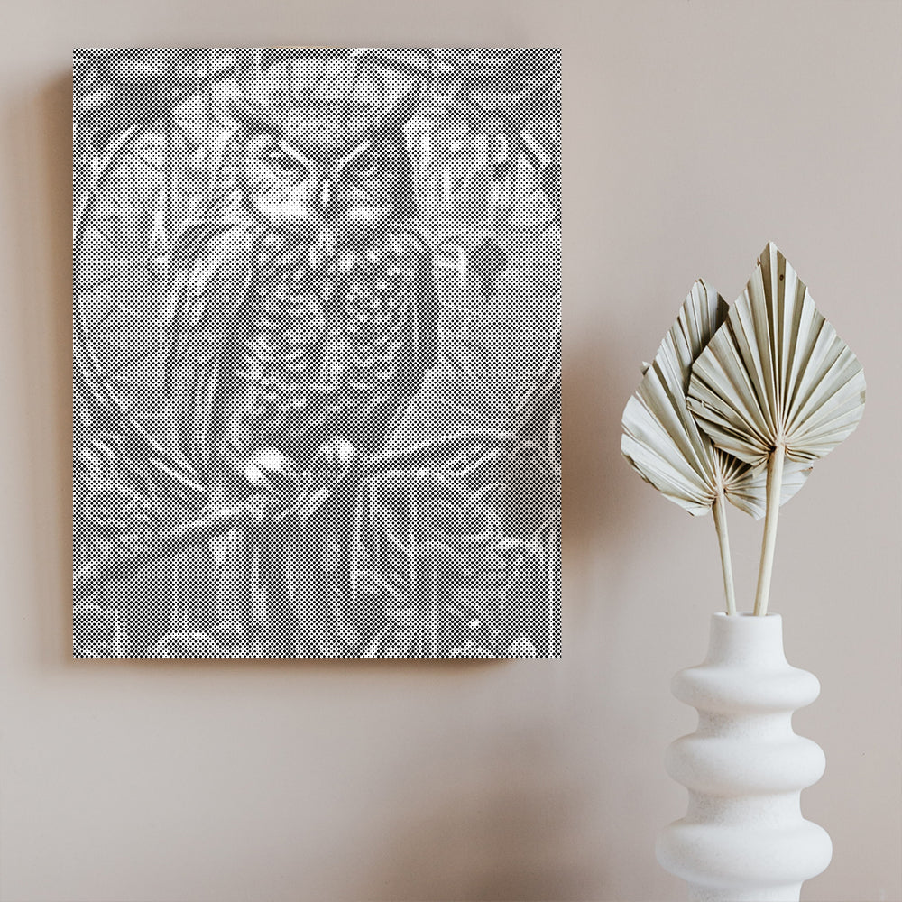 An Owl - Pintura por puntos