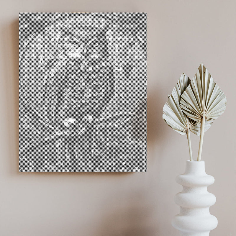 An Owl - Pintura por puntos
