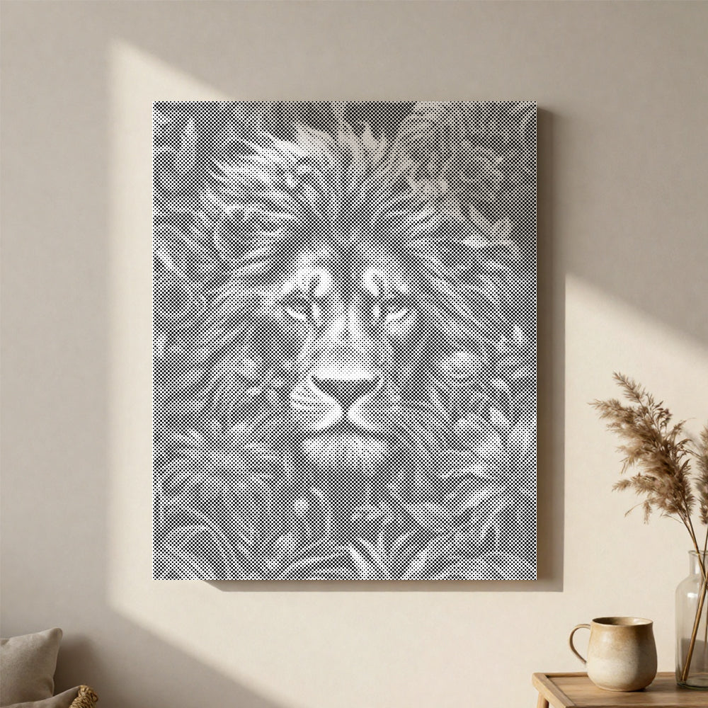 Foliage and Lion's Fury - Pintura por puntos
