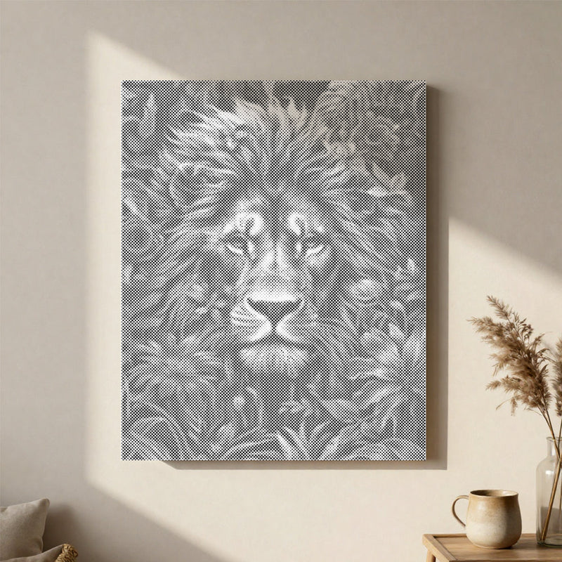 Foliage and Lion's Fury - Pintura por puntos