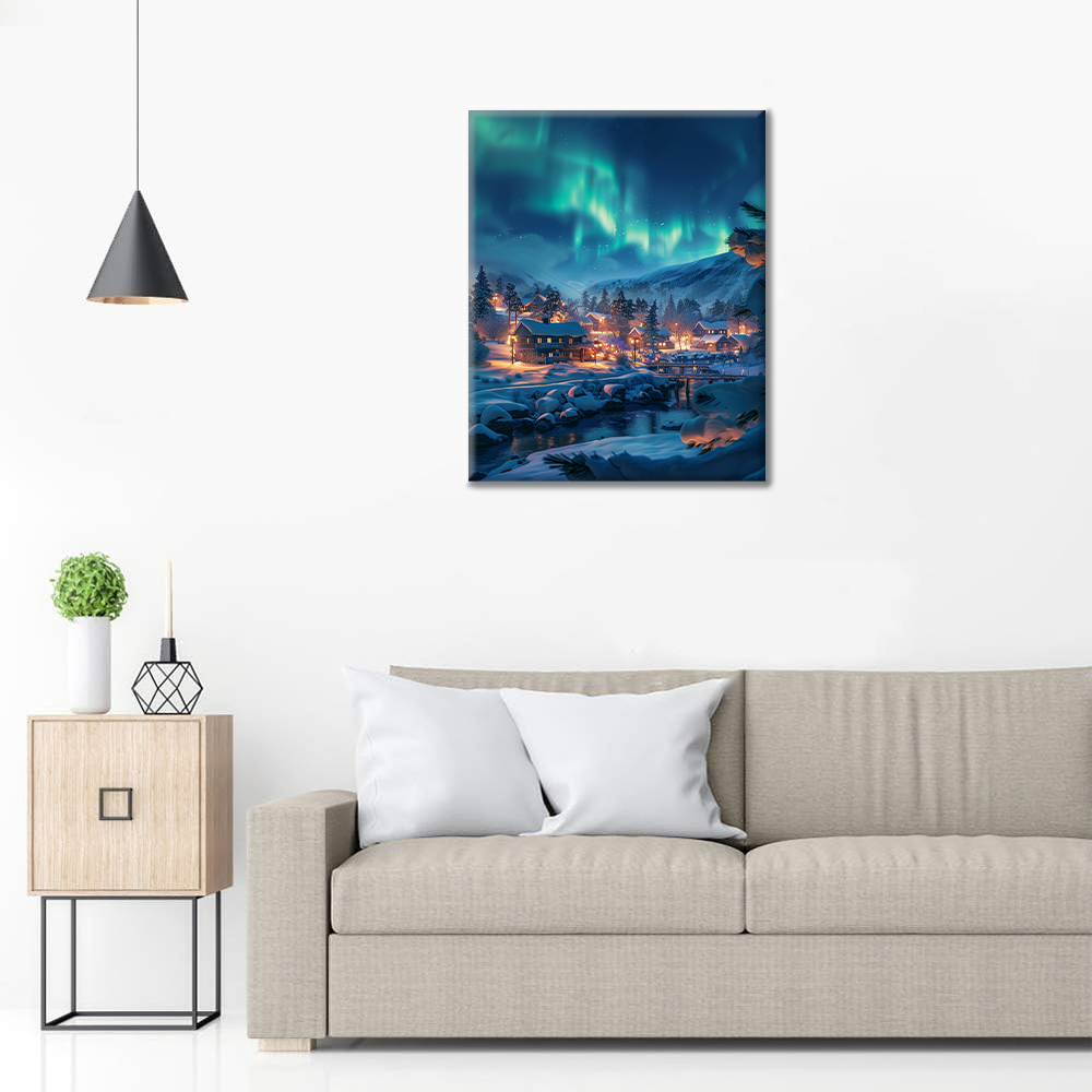 Ciudad suiza - Pintar por Números