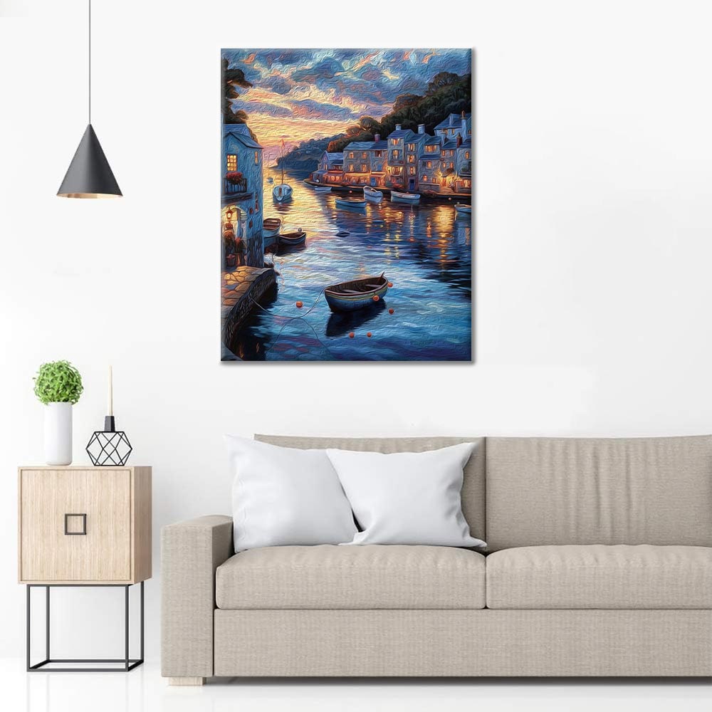Ciudad Del Atardecer - Pintar por Números