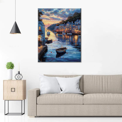 Ciudad Del Atardecer - Pintar por Números