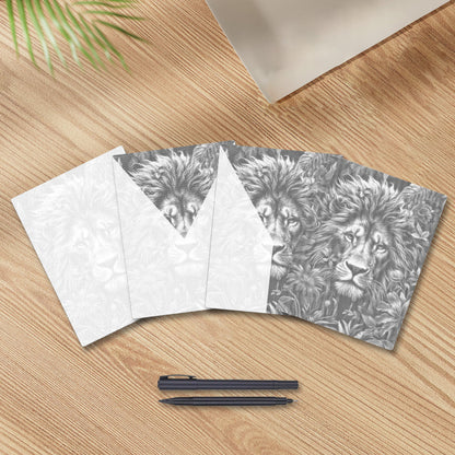 Foliage and Lion's Fury - Pintura por puntos