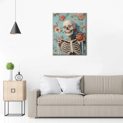 Calavera Sonriente - Pintar por Números