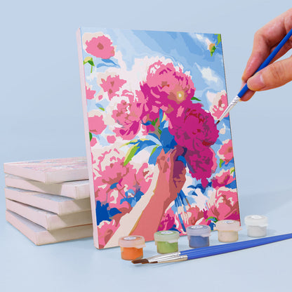 Cielo en Flor – Pintar por números