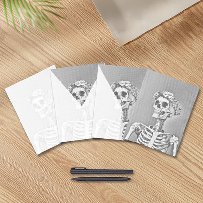Smiling Skull - Pintura por puntos