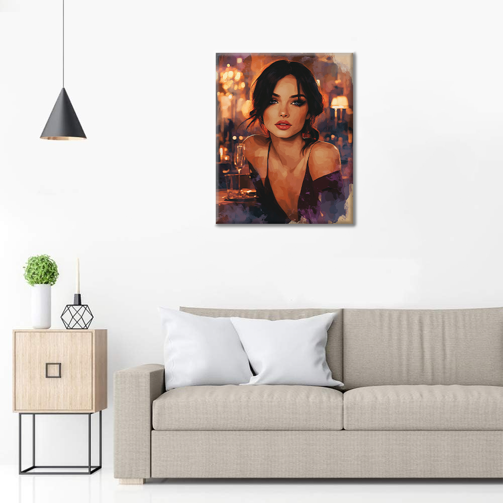 Elegancia En La Noche - Pintar por Números
