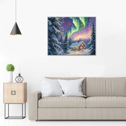 Navidad Y Aurora - Pintar por Números