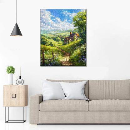 Vida De Pueblo - Pintar por Números