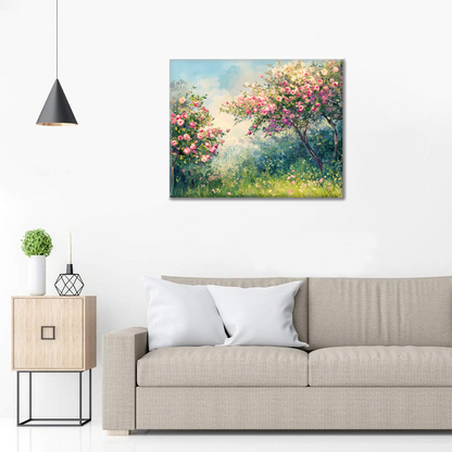Flores De Cerezo De Primavera - Pintar por Números
