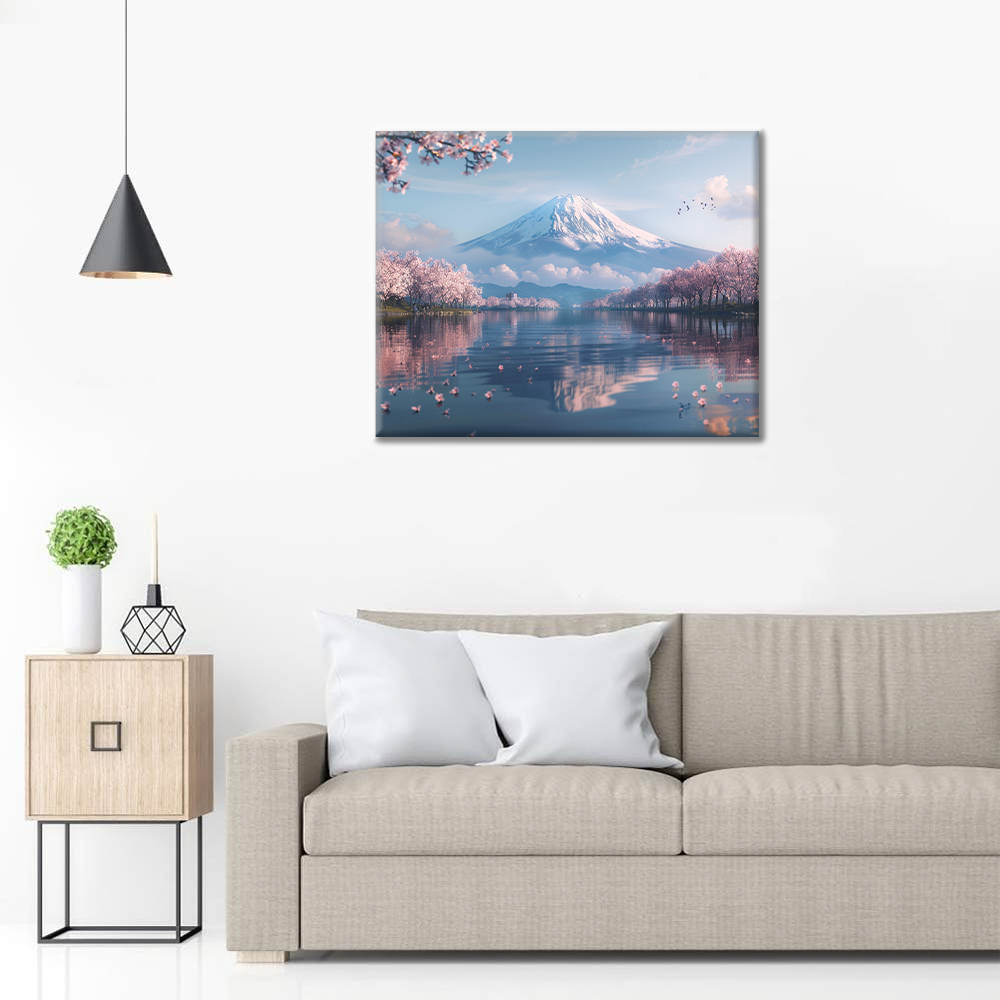 Monte Fuji - Pintar por Números