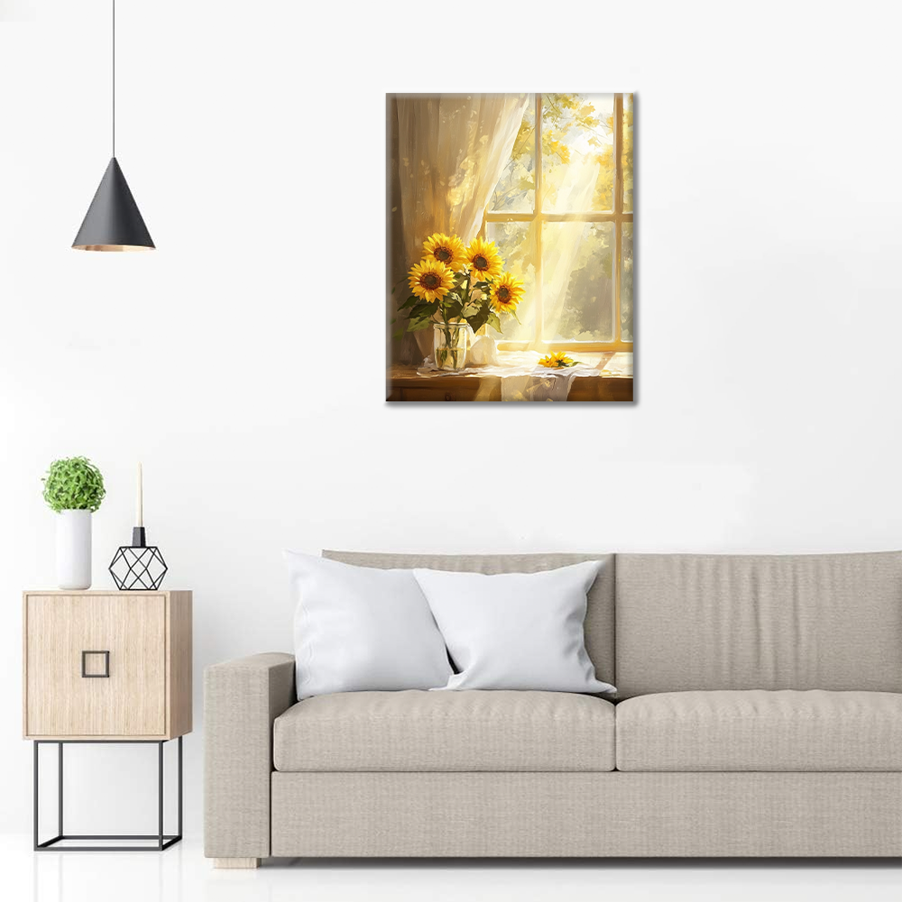 Girasoles - Pintar por Números