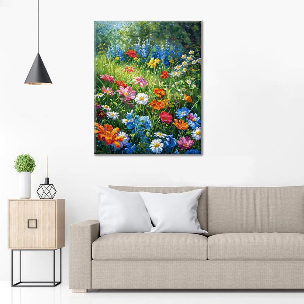 Flor Silvestre Al Borde De La Carretera - Pintar por Números