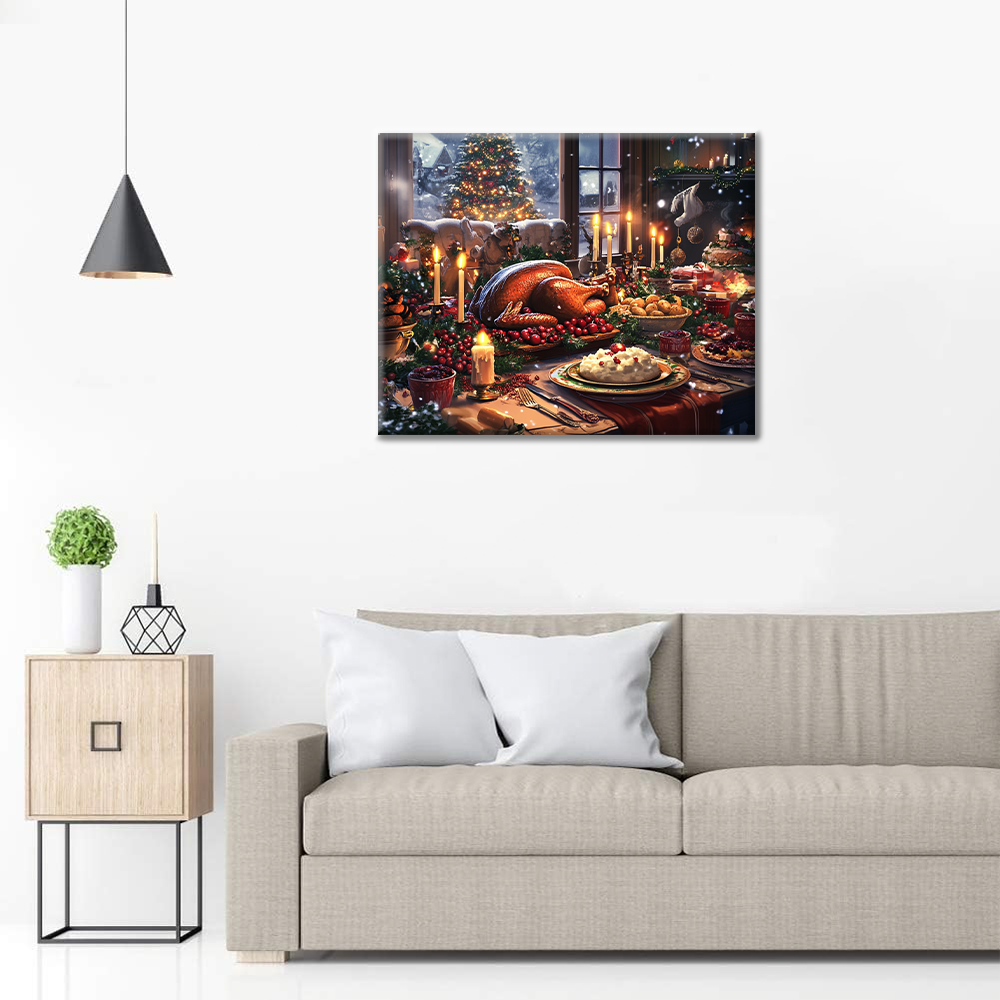 Cena De Navidad - Pintar por Números