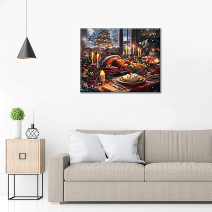 Cena De Navidad - Pintar por Números