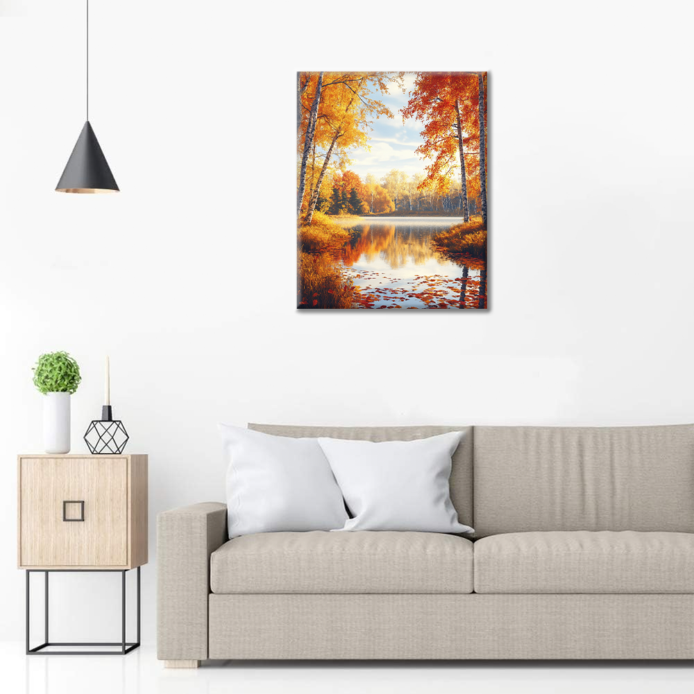 Bosque De Otoño - Pintar por Números
