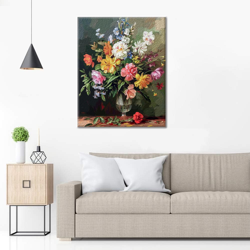 Flor Floreciente - Pintar por Números