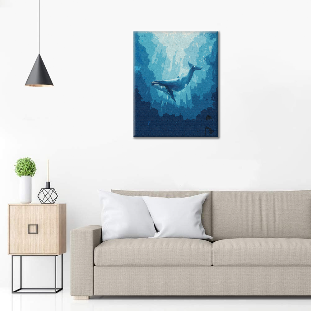 Ballena Azul - Pintar por Números