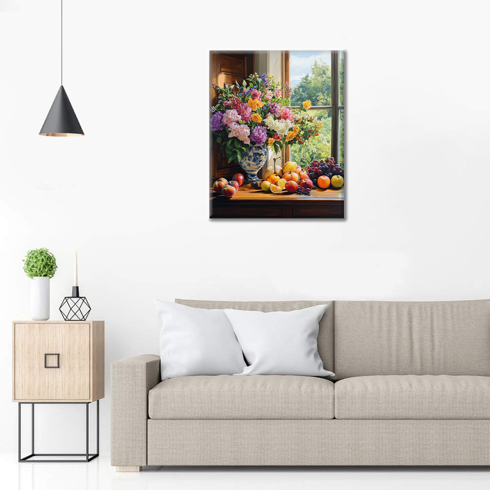 Flores Y Frutas - Pintar por Números