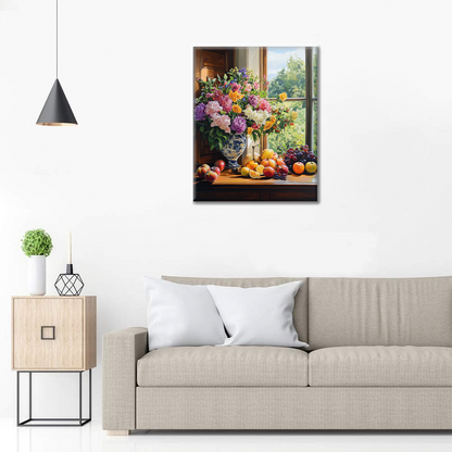 Flores Y Frutas - Pintar por Números