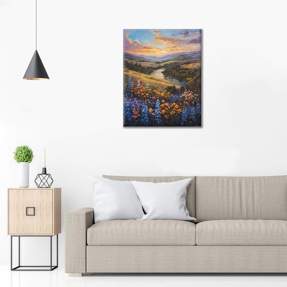 Pradera De Sueños Coloridos - Pintar por Números