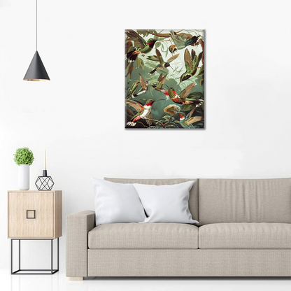 Colibrí Trochilidae - Pintar por Números