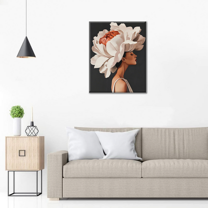 Flor Y Mujer - Pintar por Números