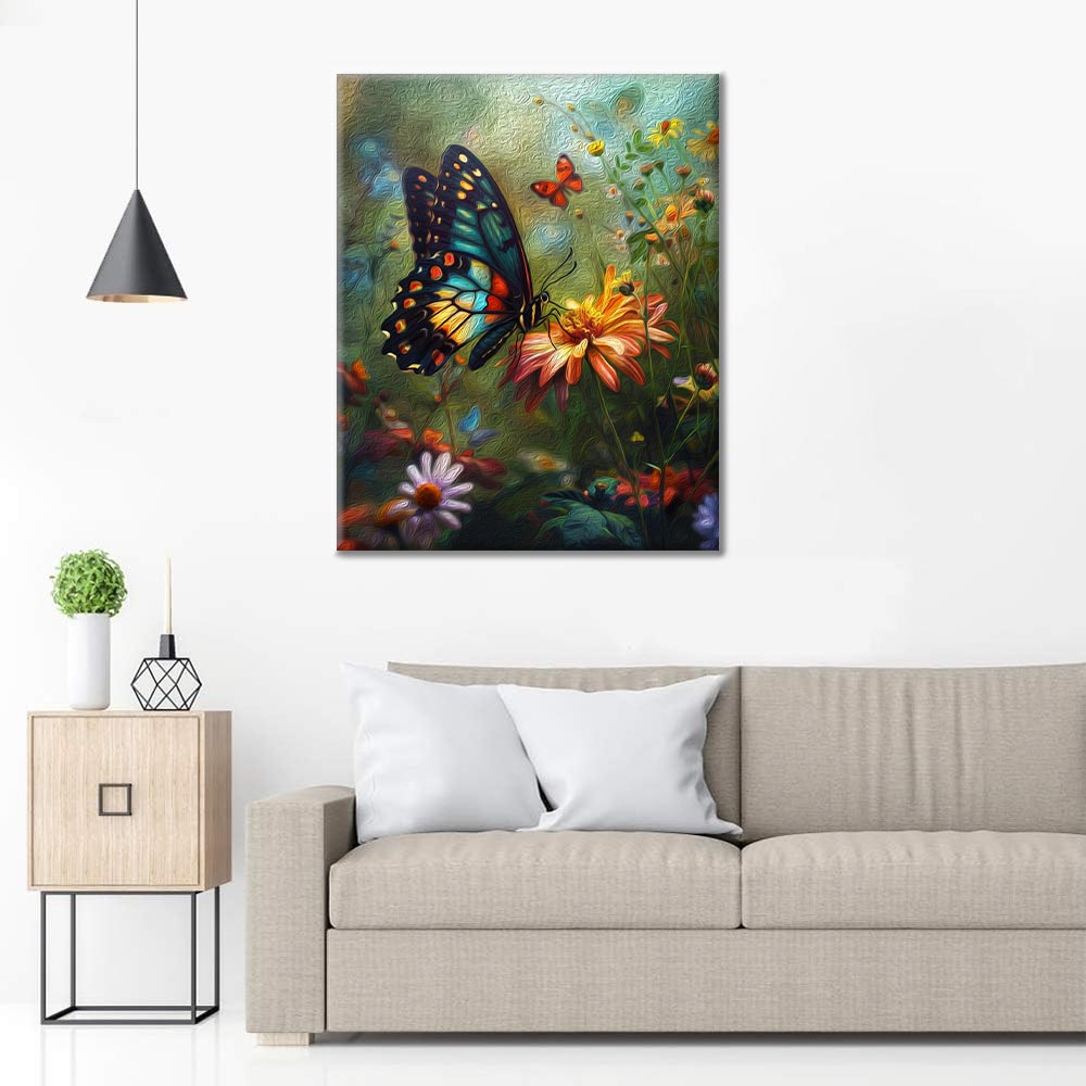 Mariposa Colorida - Pintar por Números