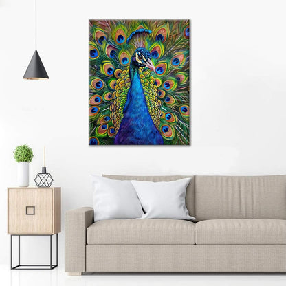 Pavo Real - Pintar por Números