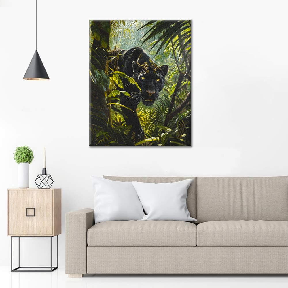 Pantera Negra - Pintar por Números