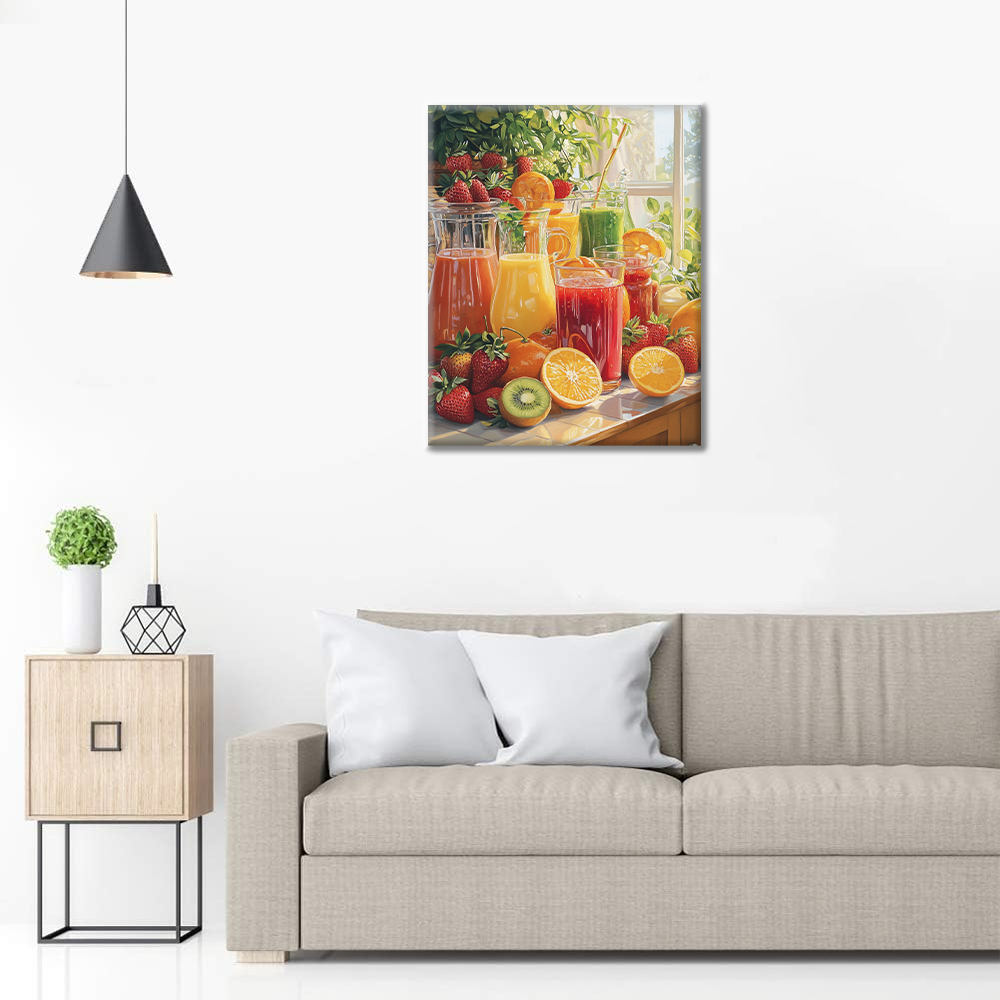 Jugos De Cocina Soleados - Pintar por Números