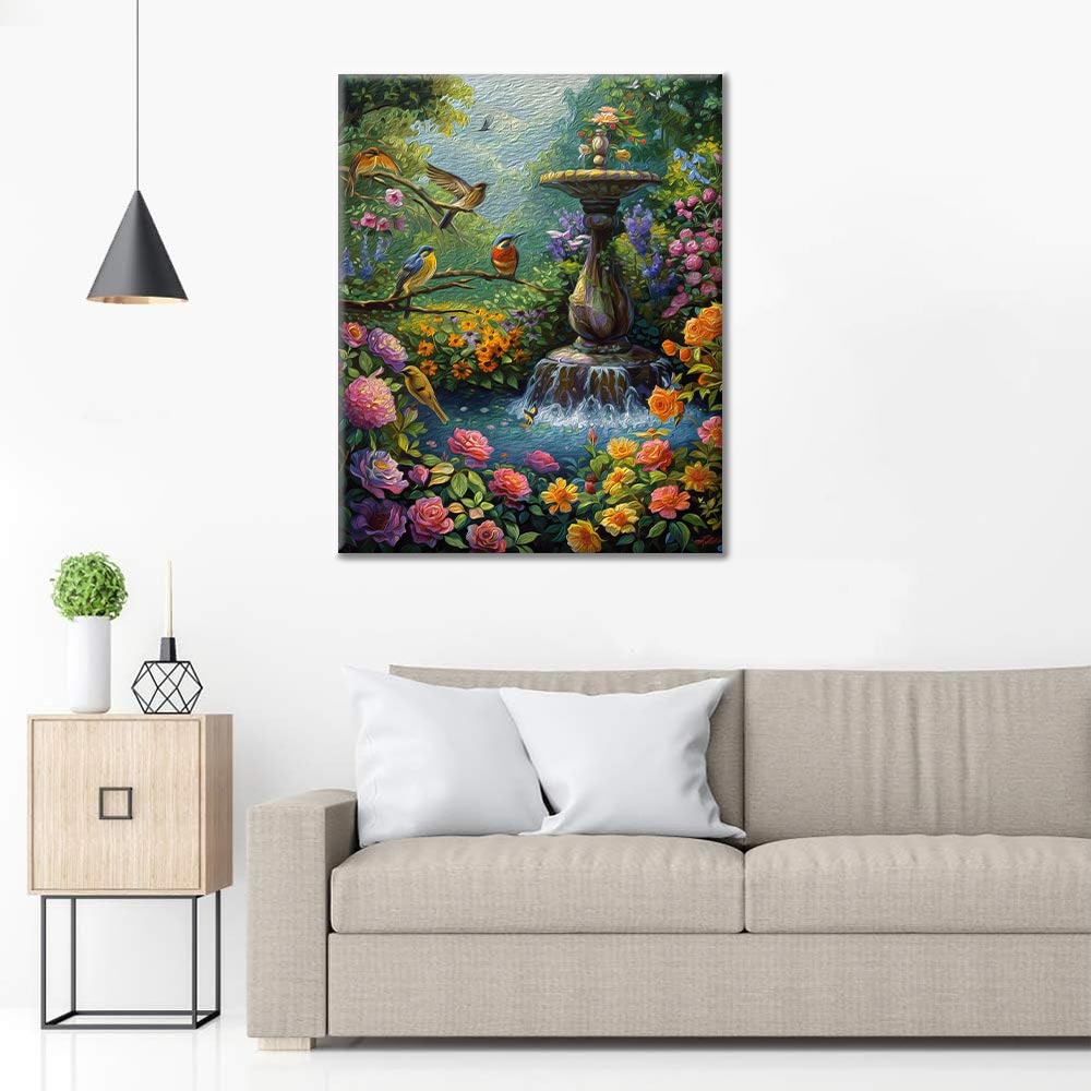 Jardín Alegre - Pintar por Números