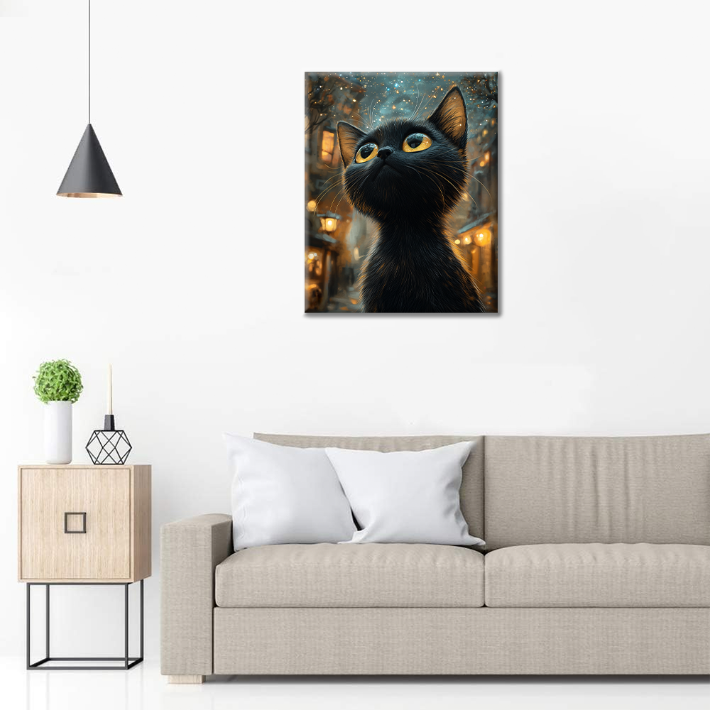 Gato Negro - Pintar por Números