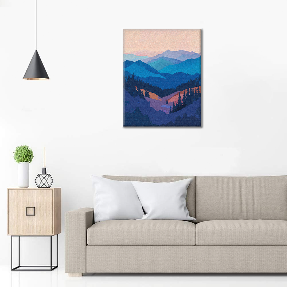 Horizontes Místicos - Pintar por Números