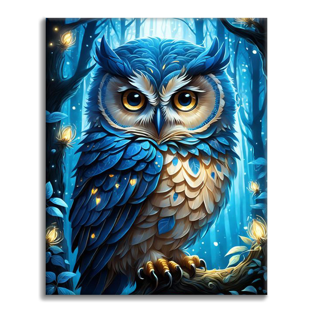 BúHo Azul - Pintar por Números