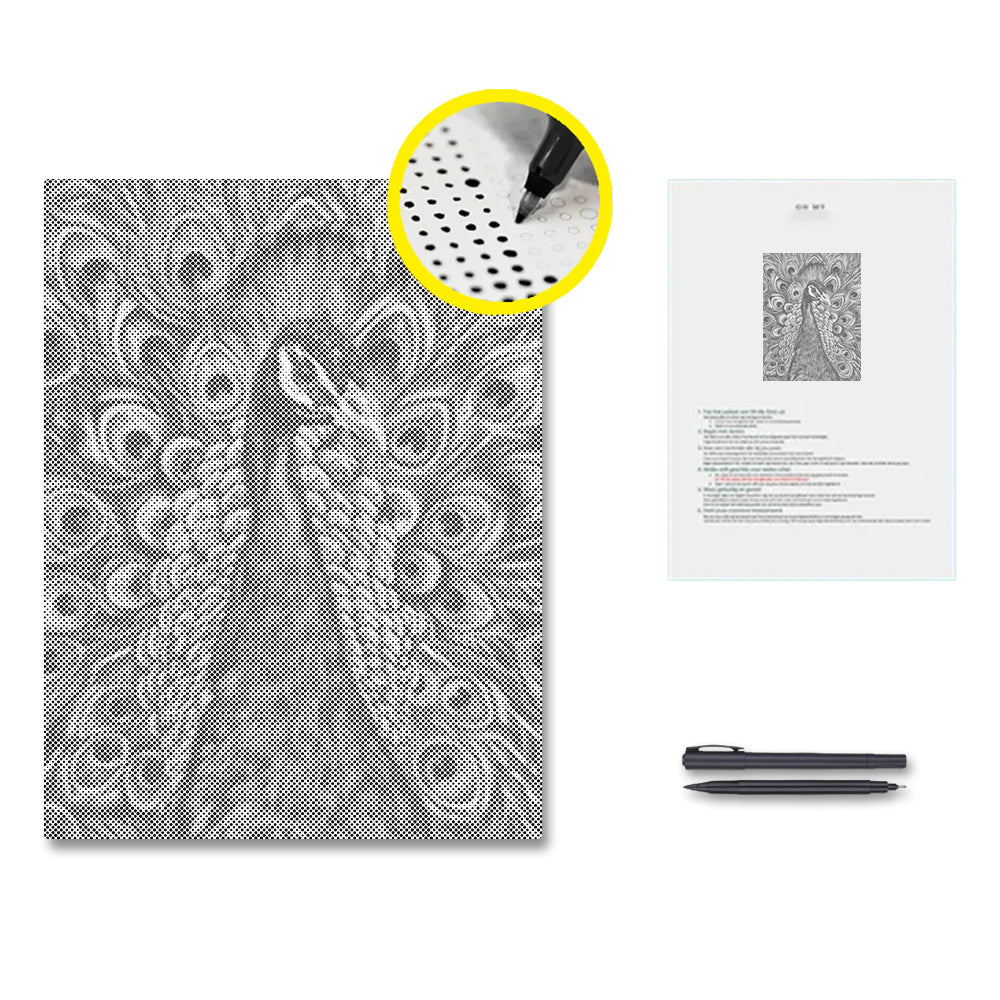 Peacock - Pintura por puntos