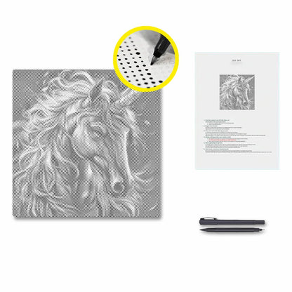 Majestic Unicorn - Pintura por puntos