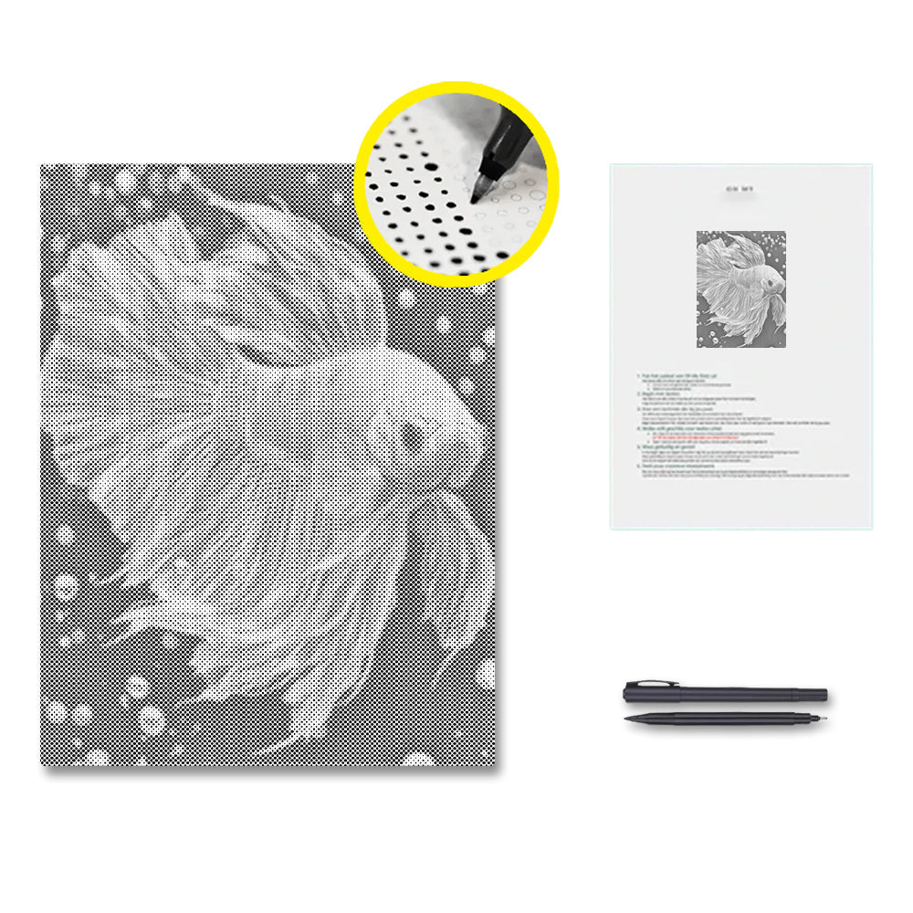 Jewlley Betta Fish - Pintura por puntos