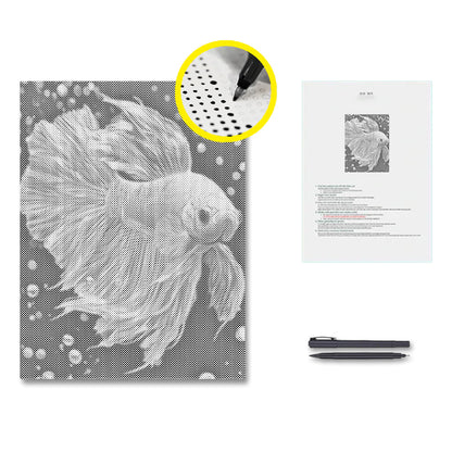 Jewlley Betta Fish - Pintura por puntos