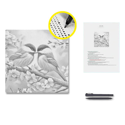 Love Birds - Pintura por puntos