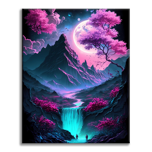 Arte del Valle de Sakura - Pintar por Números
