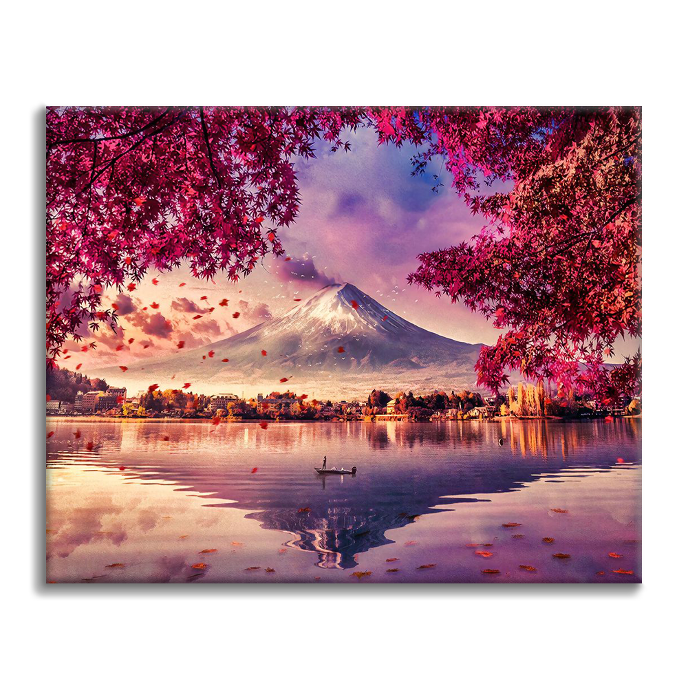 Fuji Fugaku, Japón, Honshu - Pintar por Números