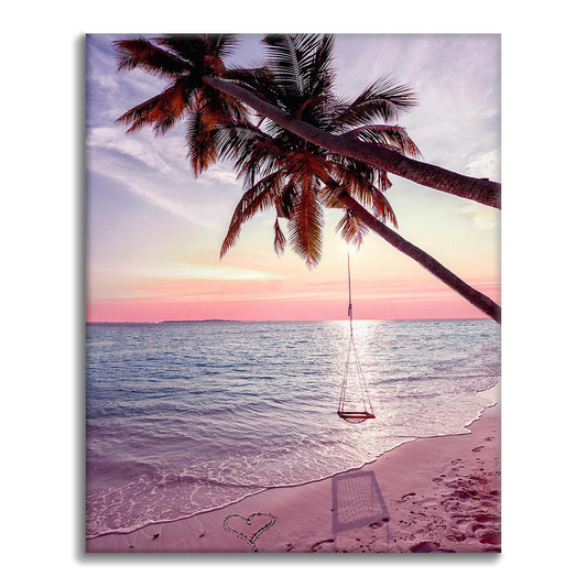 Playa De Palmeras - Pintar por Números