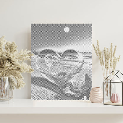 Crystal Heart - Pintura por puntos