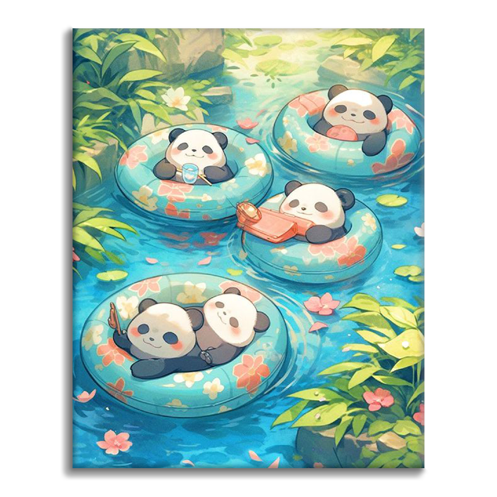 Lindo Panda - Pintar por Números