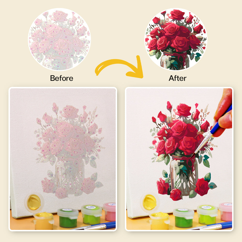Rosa - Pintar por Números